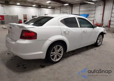 2013 Dodge Avenger Se V6 z USA, uszkodzony, nr VIN 1C3CDZAG9DN526304